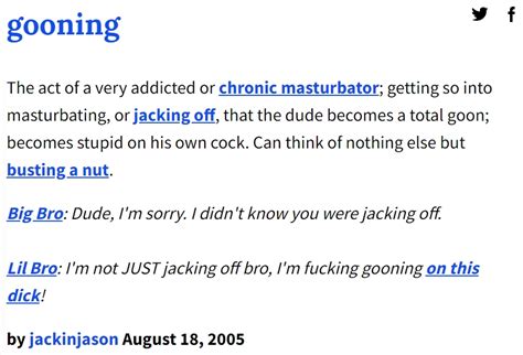 gooning urban dictionary|gooning urban definition.